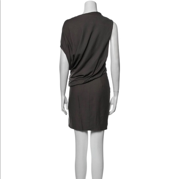 HELMUT LANG black Cowl Neck Mini Dress - Picture 3 of 5